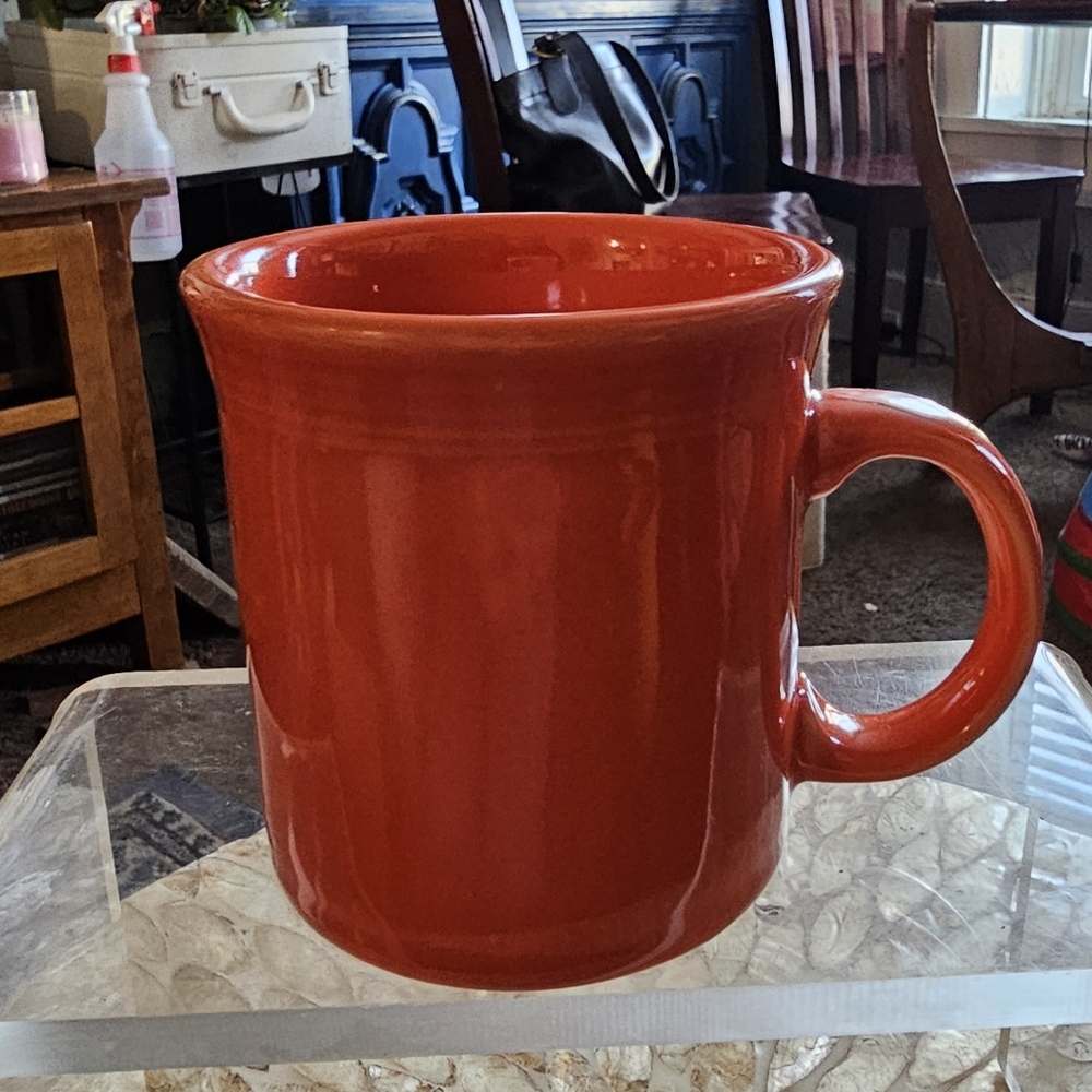 New Fiesta Scarlet Red Java Mug 12 Oz